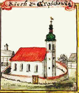 Kirch zu Groschowitz - Kościół, widok ogólny